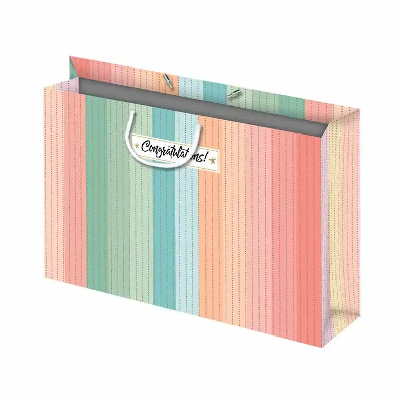 ساک هدیه طرح راه راه کد 409