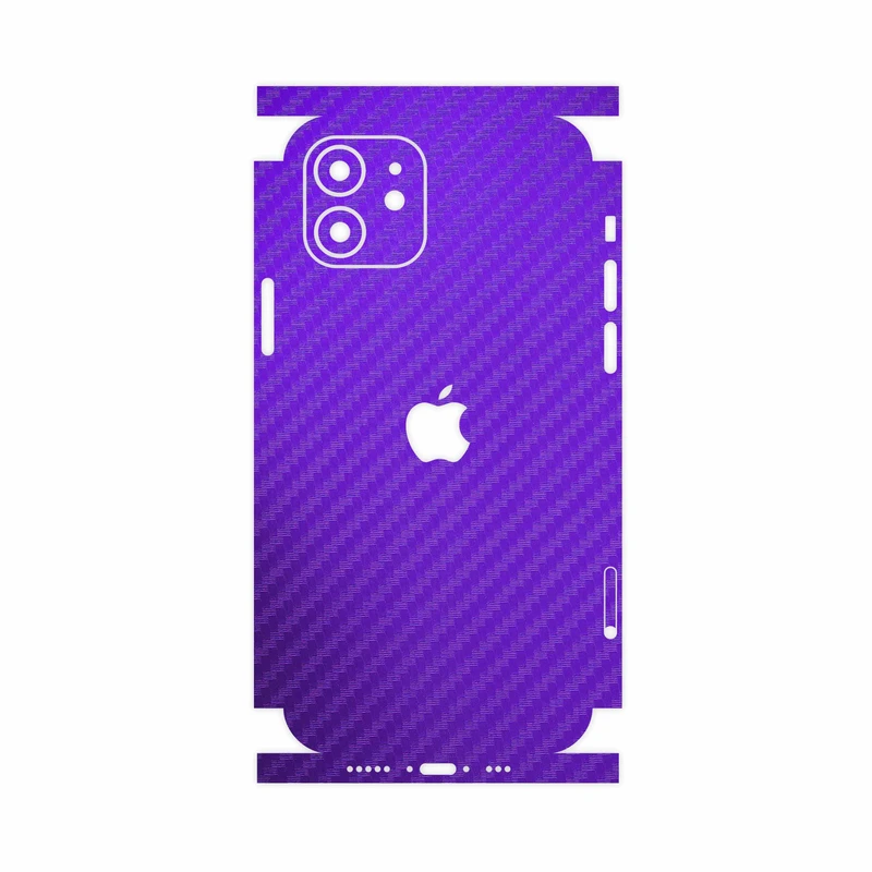 برچسب پوششی ماهوت مدل Purple-Fiber-FullSkin مناسب برای گوشی موبایل اپل iPhone 12