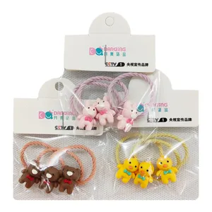 کش مو دخترانه مدل عروسکی کد FF-449 بسته 9 عددی