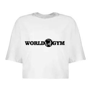 کراپ‌تاپ آستین کوتاه زنانه مدل باشگاهی   کد L26 S