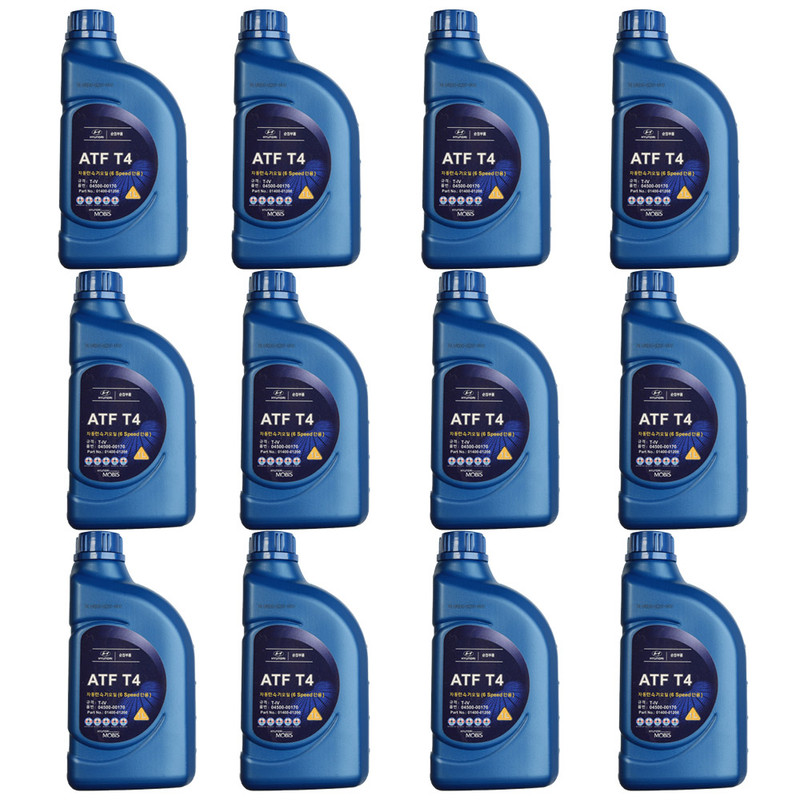 روغن گیربکس خودرو موبیس مدل ATF-T4 حجم 1 لیتر بسته 12 عددی