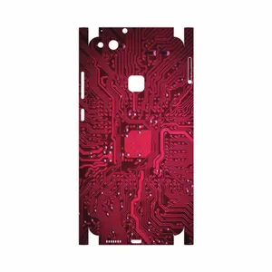MAHOOT Red-Printed-Circuit-Board-FullSkin Cover Sticker for Huawei P10 Lite