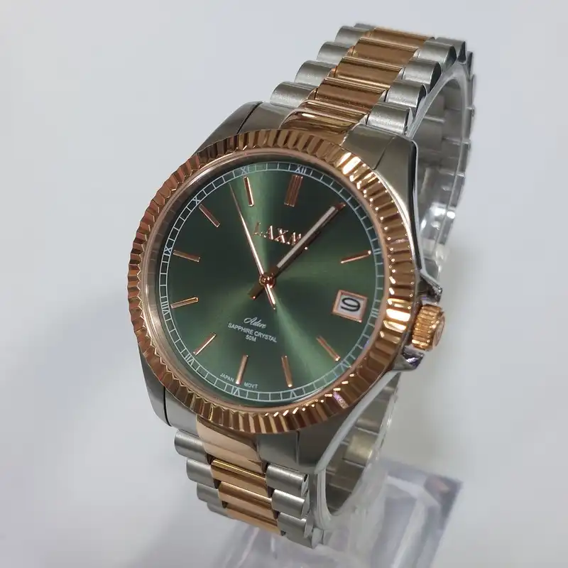 ست ساعت مچی عقربه ای زنانه و مردانه لاکسمی مدل L-8506-22