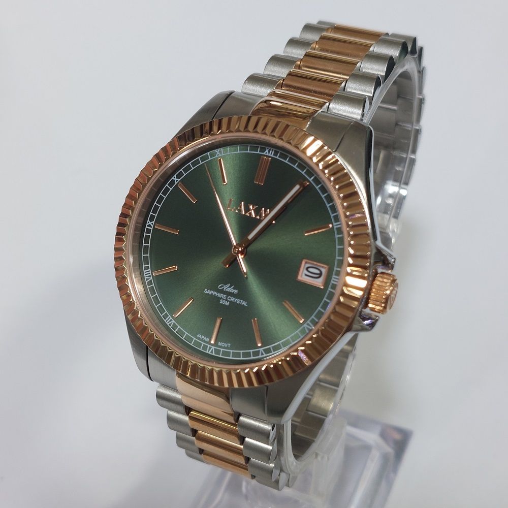 ست ساعت مچی عقربه ای زنانه و مردانه لاکسمی مدل L-8506-22 -  - 3