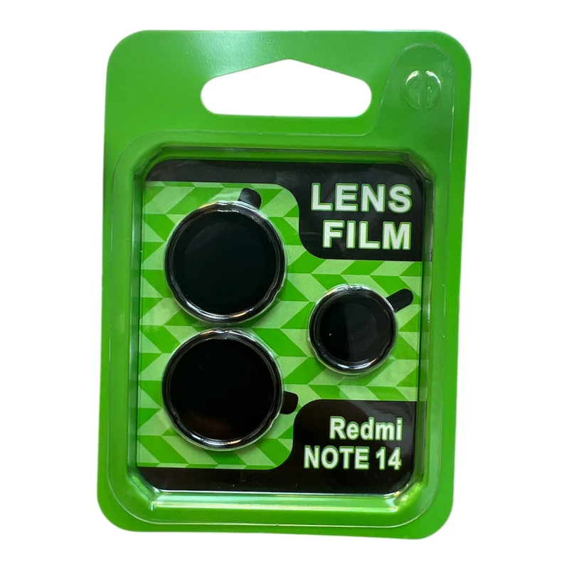 محافظ لنز مدل فلزی شابلون دار مناسب برای گوشی موبایل شیائومی Redmi Note 14