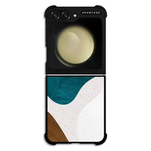 AKAM AMC-WSGZFLIP5-WATER COLOR-19 Cover For Samsung Galaxy Z Flip 5