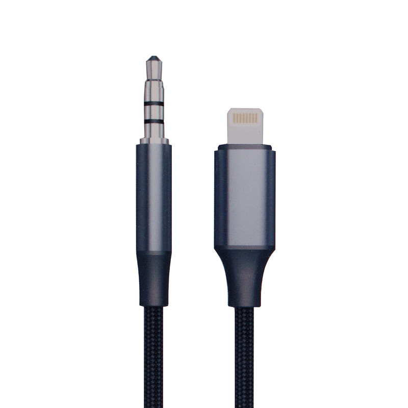 کابل تبدیل لایتنینگ به AUX کی اف سنیور مدل A_380 طول 1.2 متر