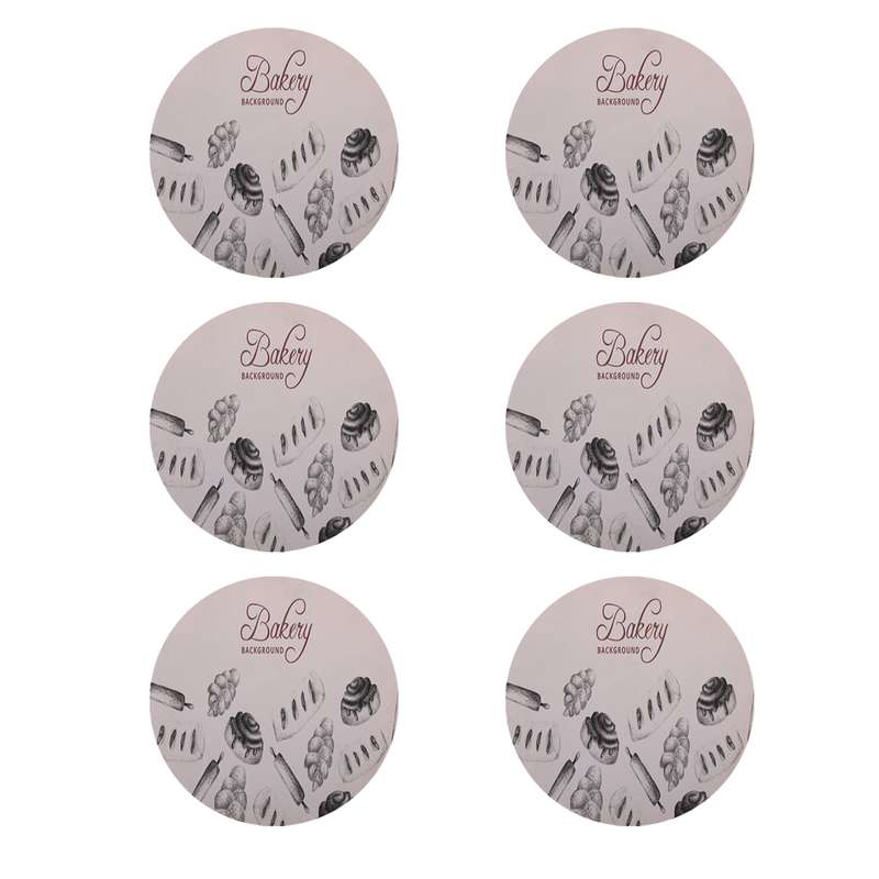 زیر لیوانی طرح کیک کد 8155 بسته 6 عددی زیر لیوانی طرح کیک کد 8155 بسته 6 عددی