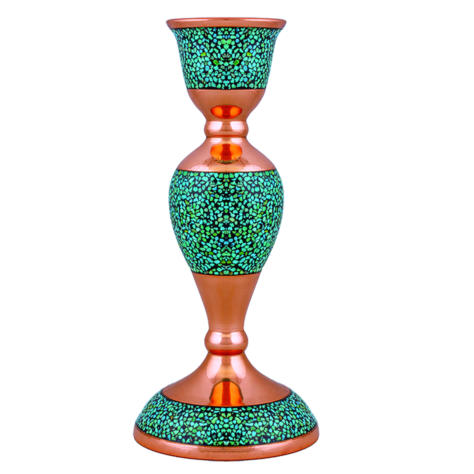 شمعدان فیروزه کوبی مسجدی مدل PH1280