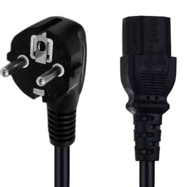 کابل برق سه پین منبع تغذیه کامپیوتر مدل 15 طول 1.5 متر