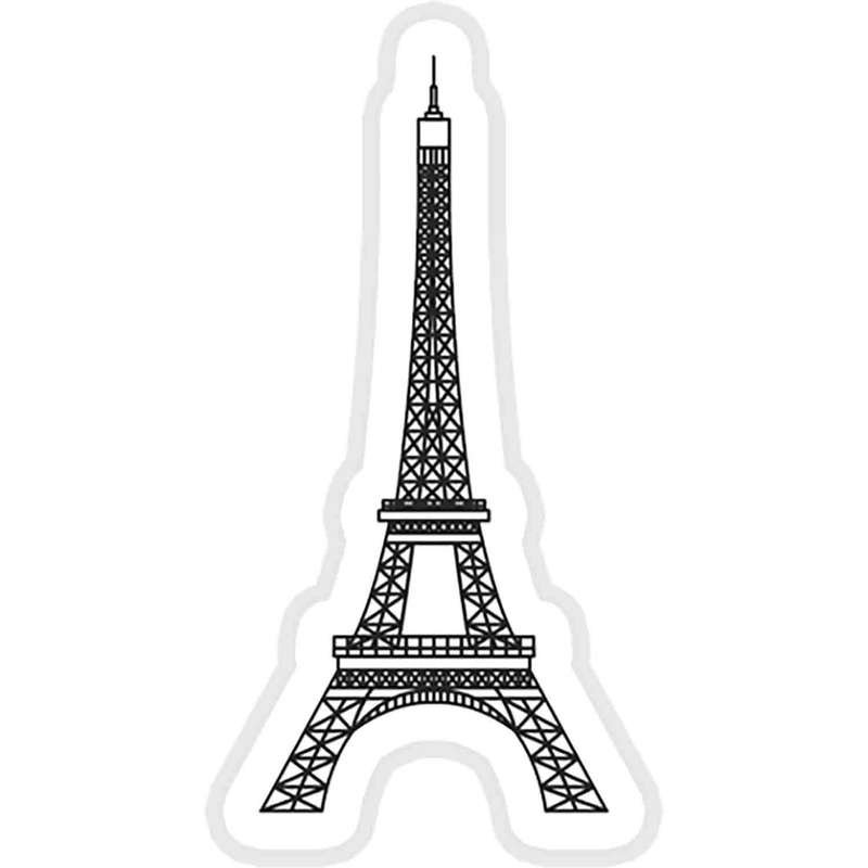 استیکر لپ تاپ طرح eiffel-tower کد ST572