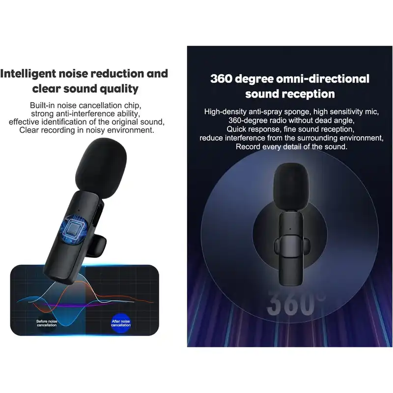 میکروفن یقه ای مدل K9 Lightning