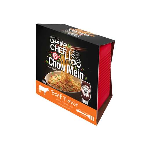 نودل چاومین گوشت شف هو همراه با سس مخصوص - 110 گرم