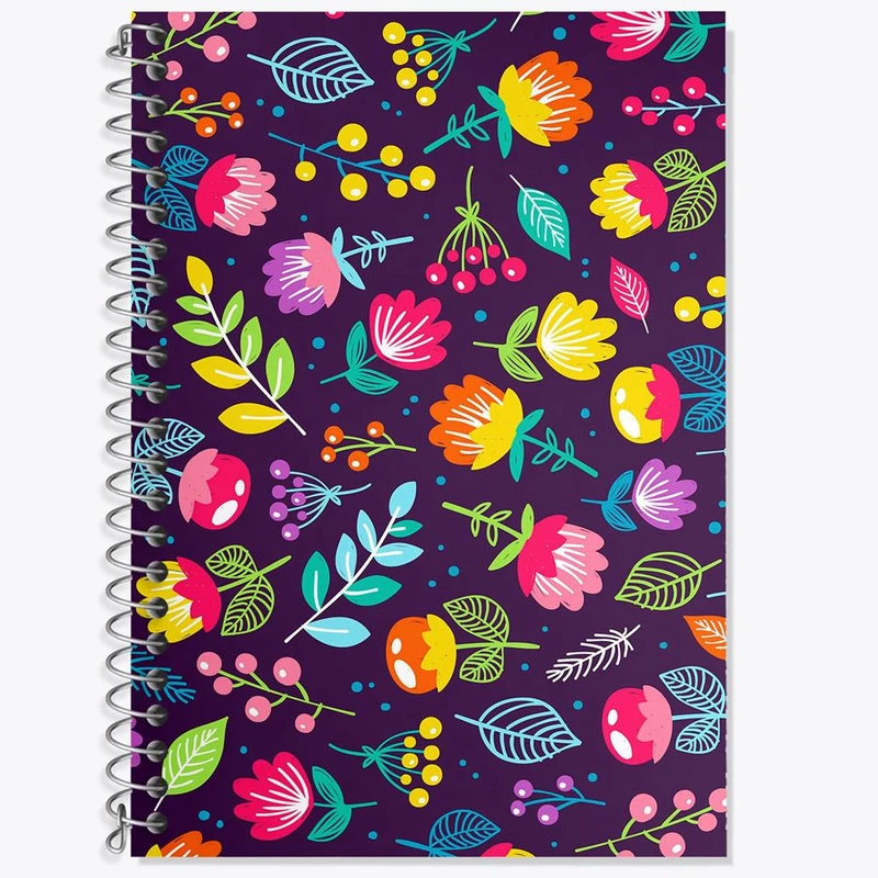 دفتر لغت 50 برگ خندالو مدل گل گلی کد 29069