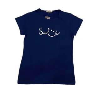 تی شرت آستین کوتاه زنانه مدل لبخند