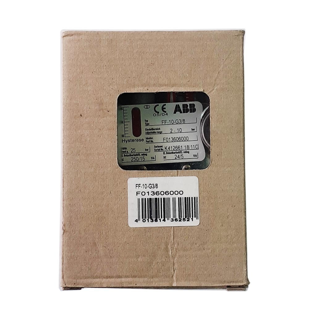 پرشر سوئیچ آ ب ب مدل FF-10-G1 پرشر سوئیچ آ ب ب مدل FF-10-G1