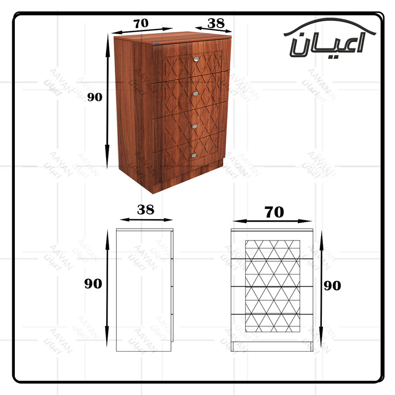 دراور اعیان مدل FH453