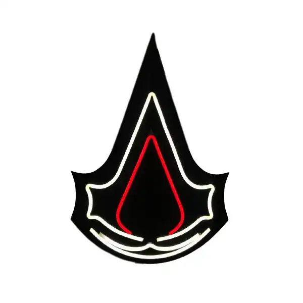 چراغ دیواری مدل نئون گیمینگ طرح اساسینس