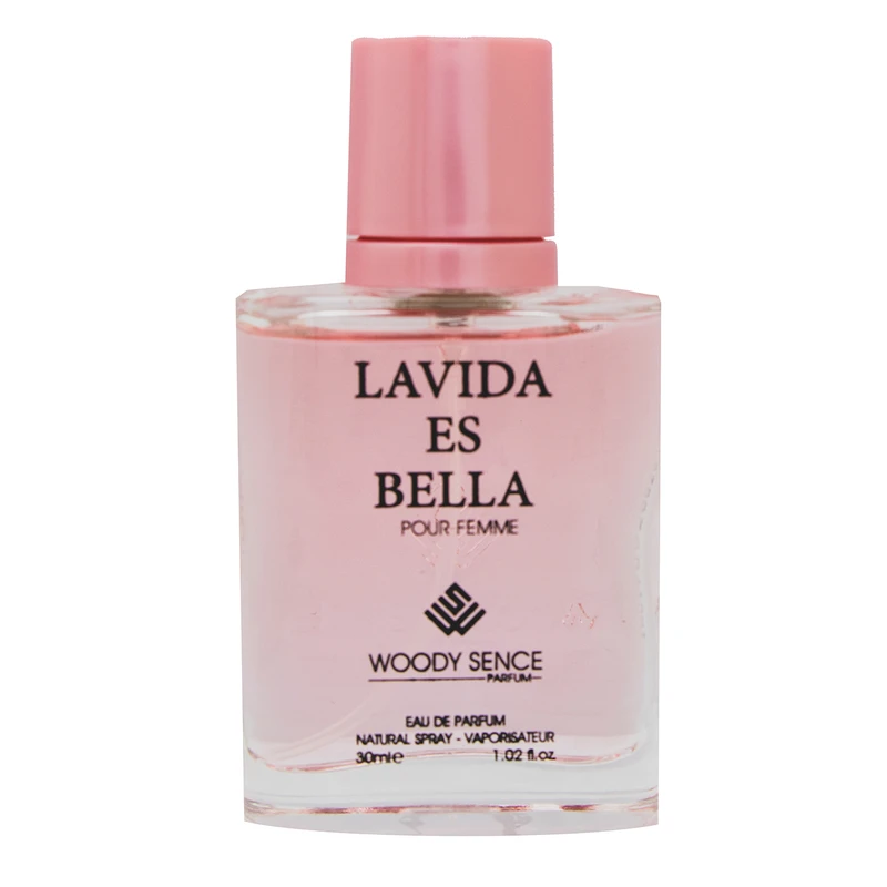 عطر جیبی زنانه وودی سنس مدل la vie est belle حجم 30 میلی لیتر