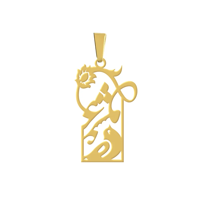 آویز گردنبند هایکا مدل مرغ آمین و عشق کد a.h 324