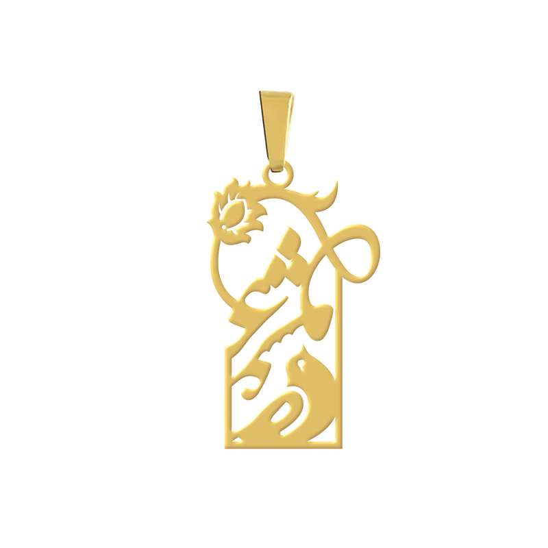 آویز گردنبند هایکا مدل مرغ آمین و عشق کد a.h 324