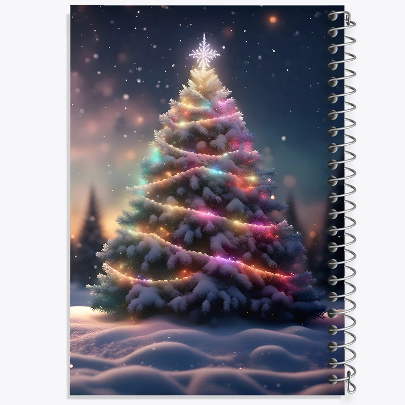 دفتر مشق 100 برگ خندالو طرح درخت کریسمس کد N3434