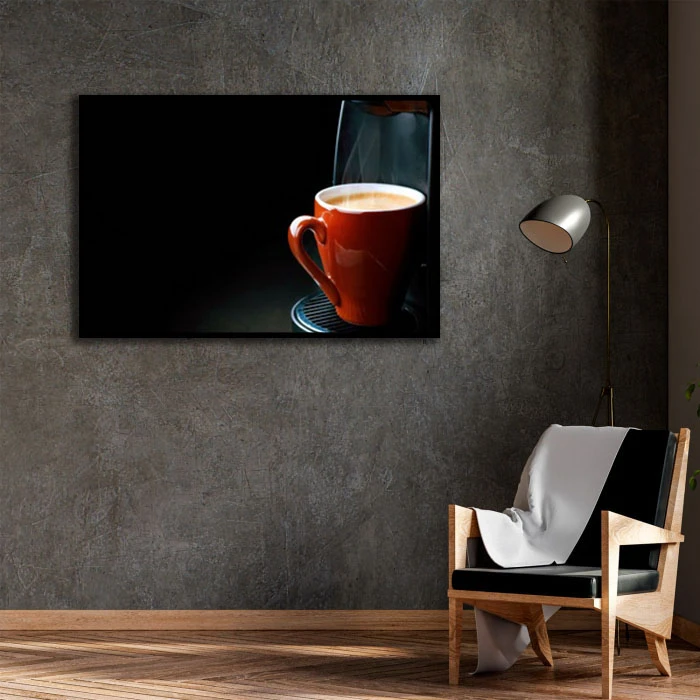 تابلو بکلیت طرح قهوه مدل B-D2313 فریم مشکی