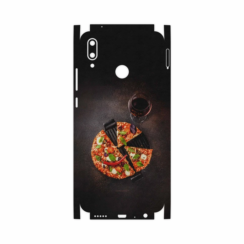 برچسب پوششی ماهوت مدل Pizza-FullSkin مناسب برای گوشی موبایل هوآوی Y9 2019