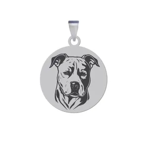 آویز گردنبند زنانه و مردانه هایکا مدل رخ سگ کد ag.h 169