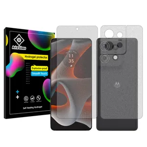 Arka Glass Tough model matte screen protector suitable for Motorola Edge 50 Pro mobile phone along with the back of the phone protector