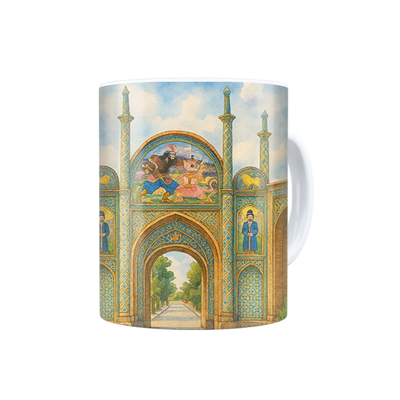 ماگ ترمه طراحان ایده مدل دروازه ارگ سمنان کد map0820