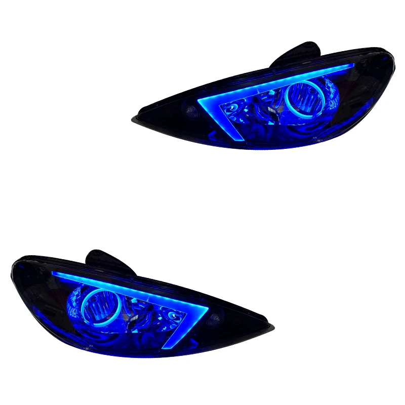 چراغ جلو خودرو گروه پژوهش صنعت مدرن مدل NX-B مناسب برای پژو 206 بسته دو عددی