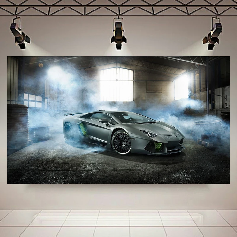 پوستر طرح ماشین مدل لامبورگینی Aventador کد AR13260