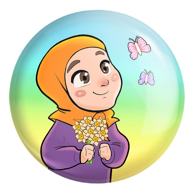 پیکسل خندالو طرح نیمه شعبان کودکانه کد 25551 مدل بزرگ