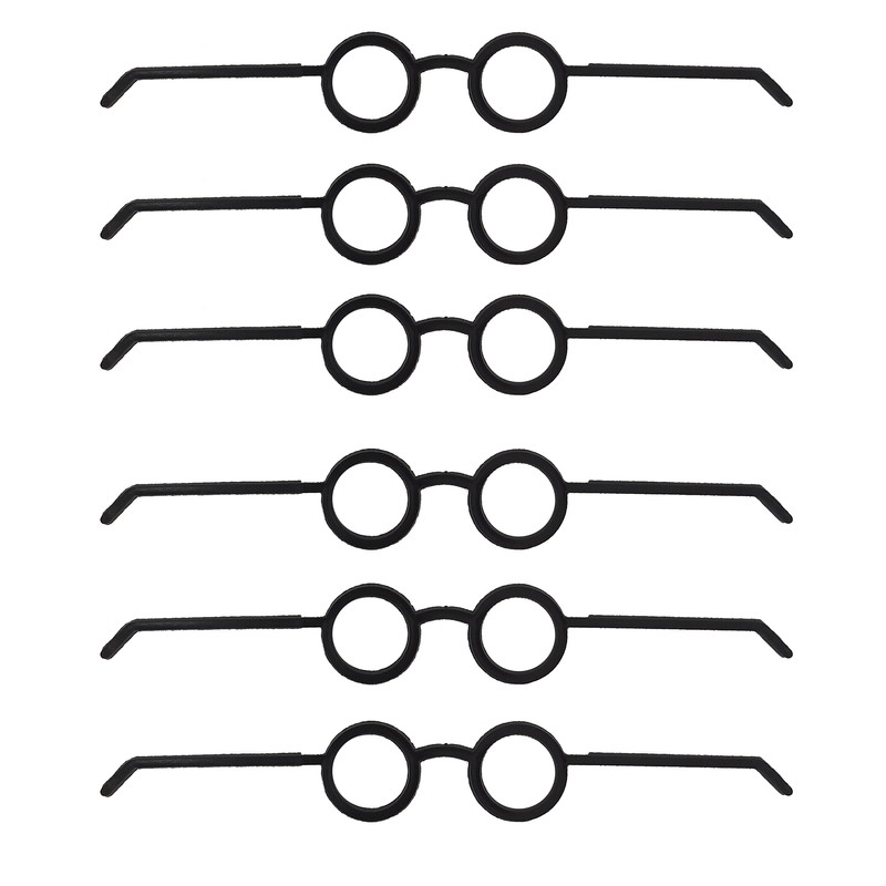 عینک عروسک ملورین هنر کد blk-6 بسته 6 عددی
