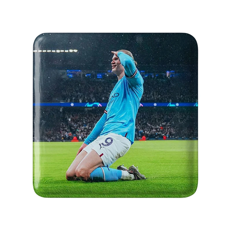 مگنت خندالو طرح ارلینگ هالند (Erling Haaland) مدل مربعی کد 36379