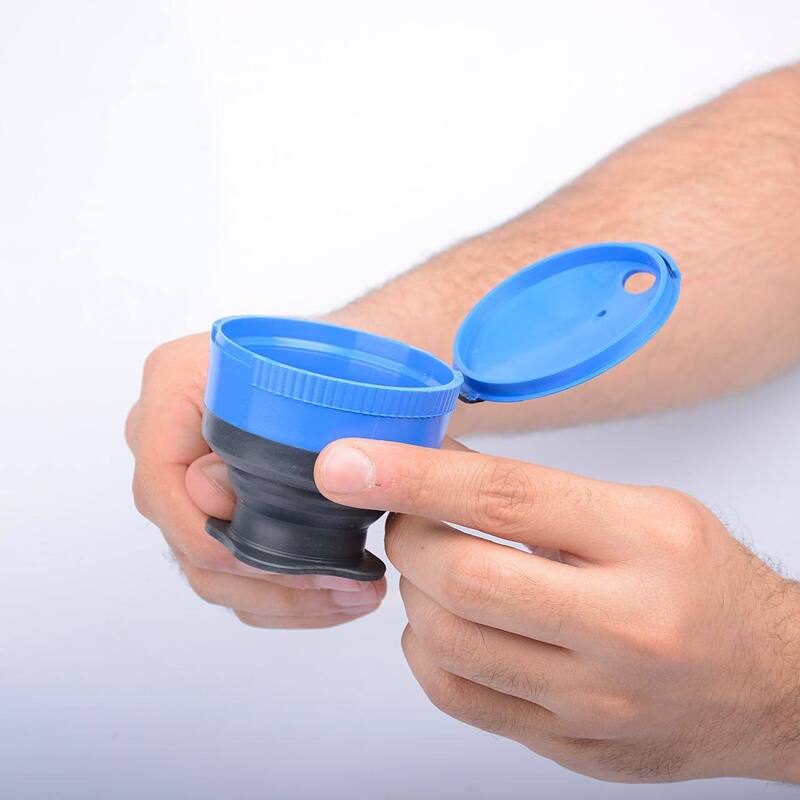 لیوان سفری تاشو لایف کمپ مدل سیلیکونی  45841 گنجایش 0.25 لیتر