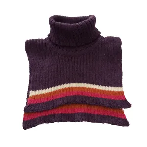 یقه حجاب بافتنی مدل اسکی