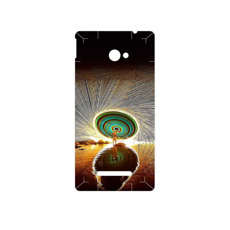 برچسب پوششی ماهوت مدل Night Light Fountain مناسب برای گوشی موبایل اچ تی سی 8X