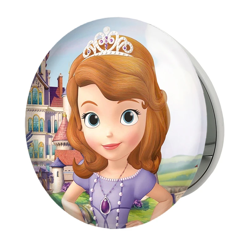 آینه جیبی خندالو طرح سوفیا مدل تاشو کد 12551 