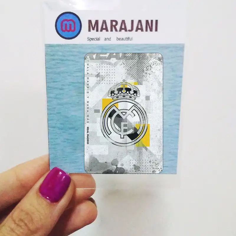 استیکر کارت مرجانی طرح رئال مادرید کد 01