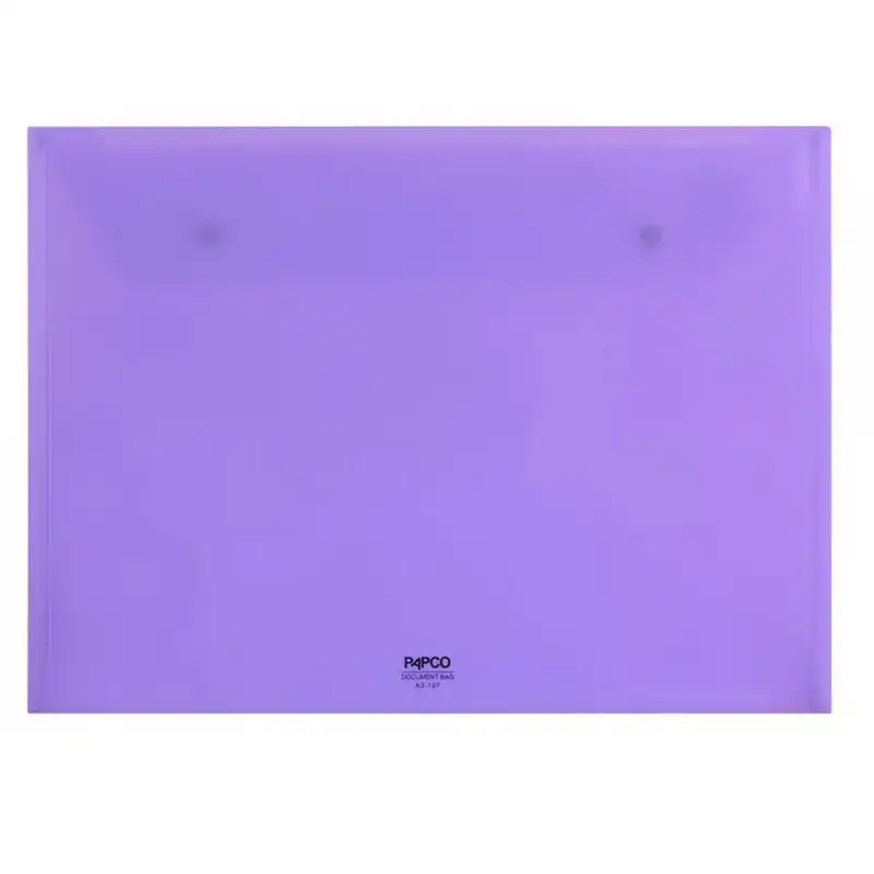 پوشه دکمه دار پاپکو مدل A3-107M بسته 5 عددی