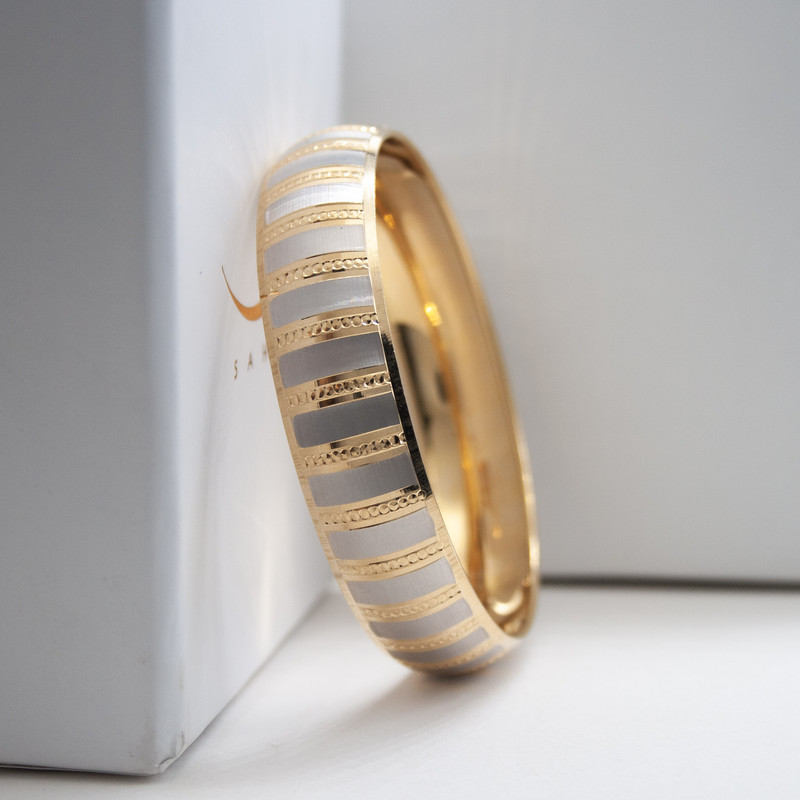 النگو طلا 18 عیار زنانه سهی مدل VB69-3