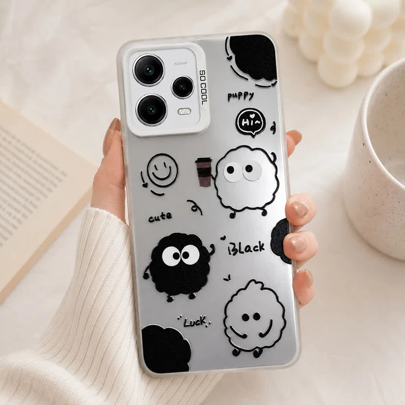 کاور مدل سوکول طرح گوسفند کیوت مناسب برای گوشی موبایل شیائومی Redmi 13C