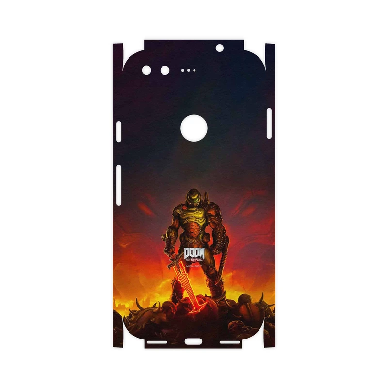 برچسب پوششی ماهوت مدل DOOM Game Series-FullSkin مناسب برای گوشی موبایل گوگل Pixel