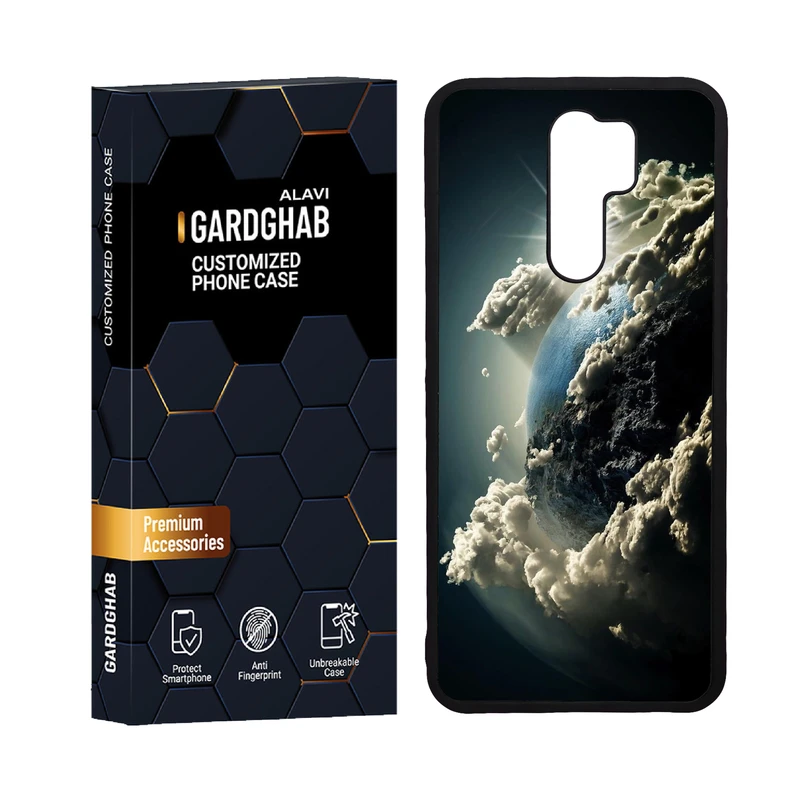 کاور گارد قاب علوی مدل دورژله ای کهکشان مناسب برای گوشی موبایل شیائومی Redmi 9 / Redmi 9 Prime