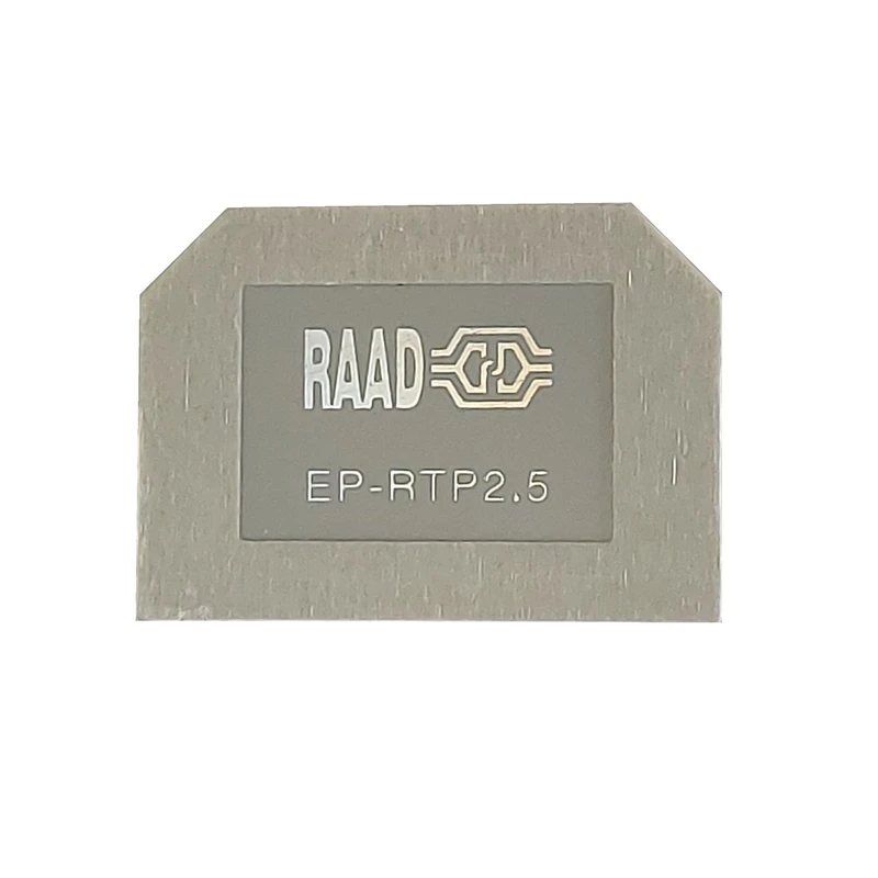 درپوش ترمینال رعد مدل ریلی پیچی EP-RTP2.5 بسته 10 عددی