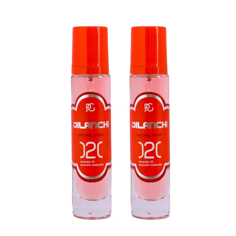 عطر جیبی مردانه دیلانچی مدل مولکول با رایحه تند حجم 30 میلی لیتر مجموعه 2 عددی