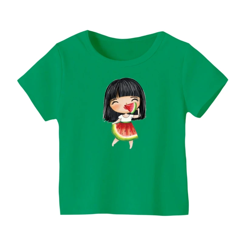 تی شرت آستین کوتاه بچگانه مدل دخترک یلدایی کد 10