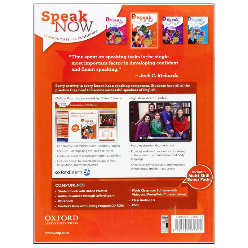 کتاب Speak Now 2 اثر Jack C. Richards and David Bohlke انتشارات هدف نوین کتاب Speak Now 2 اثر Jack C. Richards and David Bohlke انتشارات هدف نوین